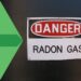 Cartello attenzione radon
