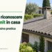 Immagine di un tetto in amianto