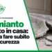 Copertina Vedani con una lastra ondulata danneggiata e il titolo “Amianto rotto in casa: cosa fare subito in sicurezza”